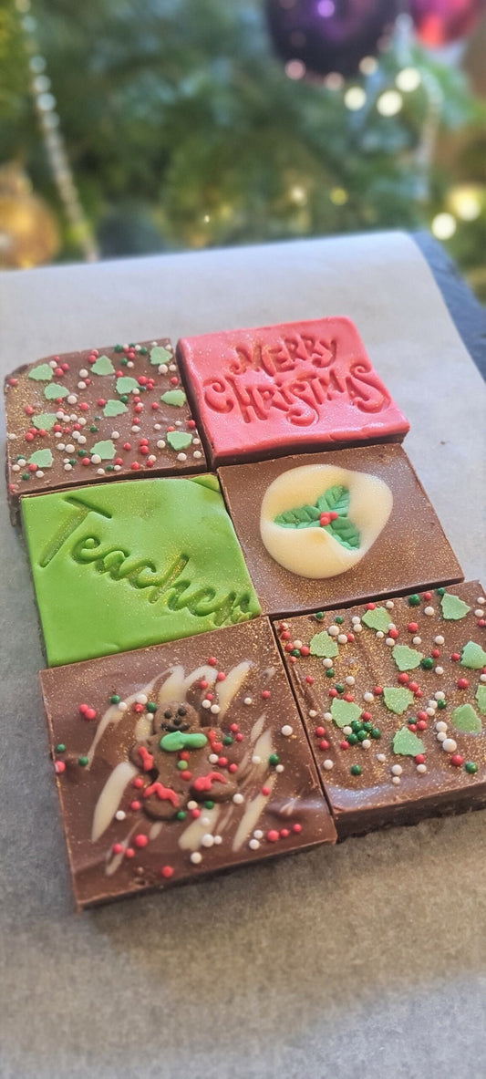 Happy Christmas Teacher - Treat Box (6 piece)