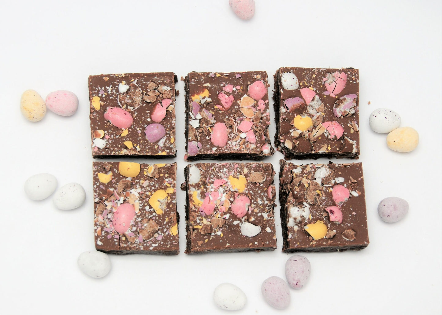 Chocolate Crunch topped with Cadbury Mini Eggs - Indulgence Box (12 piece)