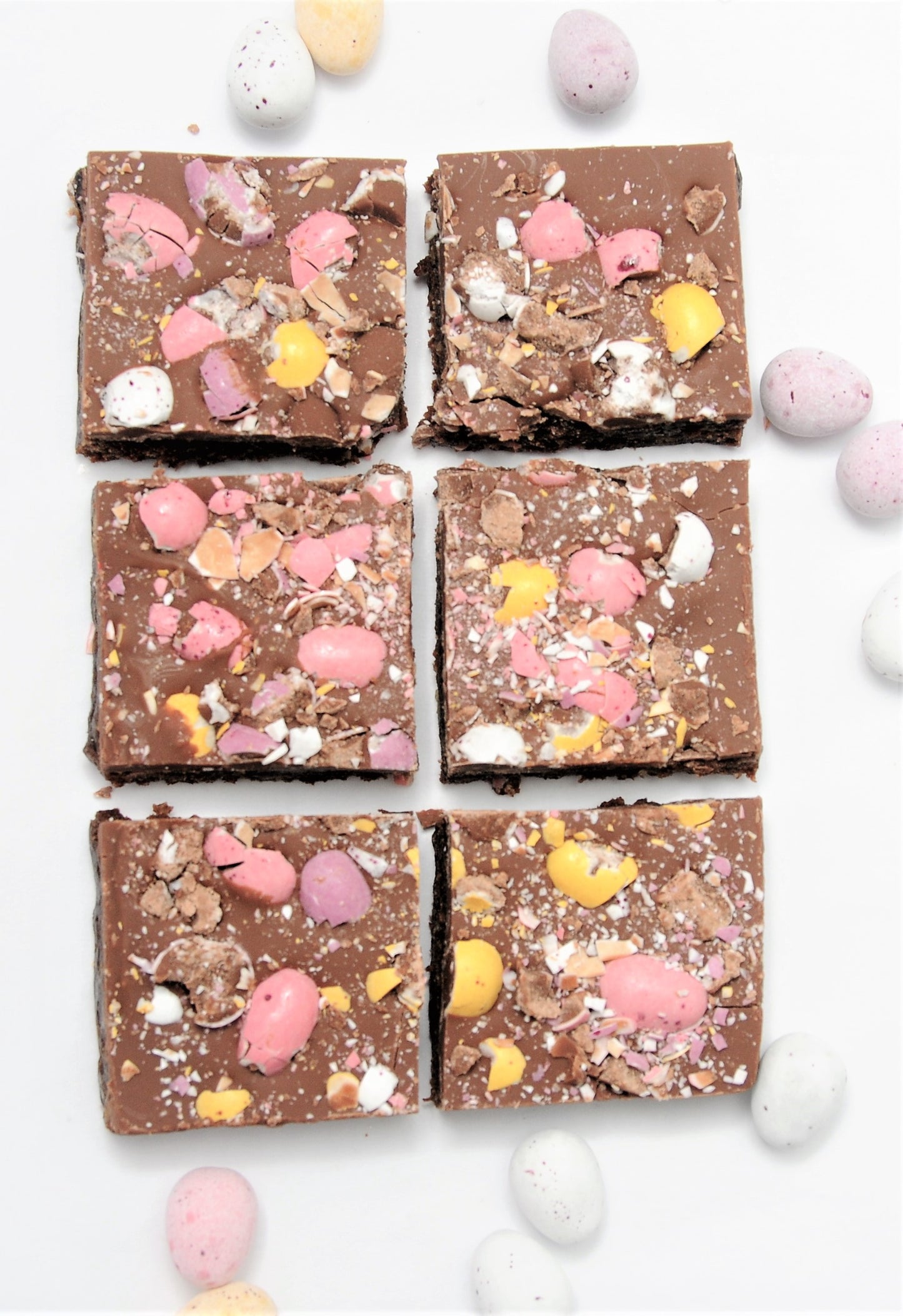 Chocolate Crunch topped with Cadbury Mini Eggs - Indulgence Box (12 piece)