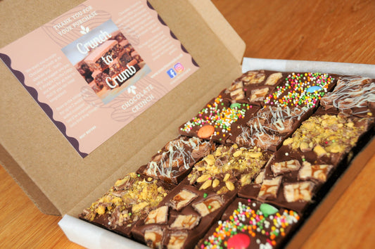 Chocolate Crunch Sweet Sugar Candy - Indulgence Box (12 piece)