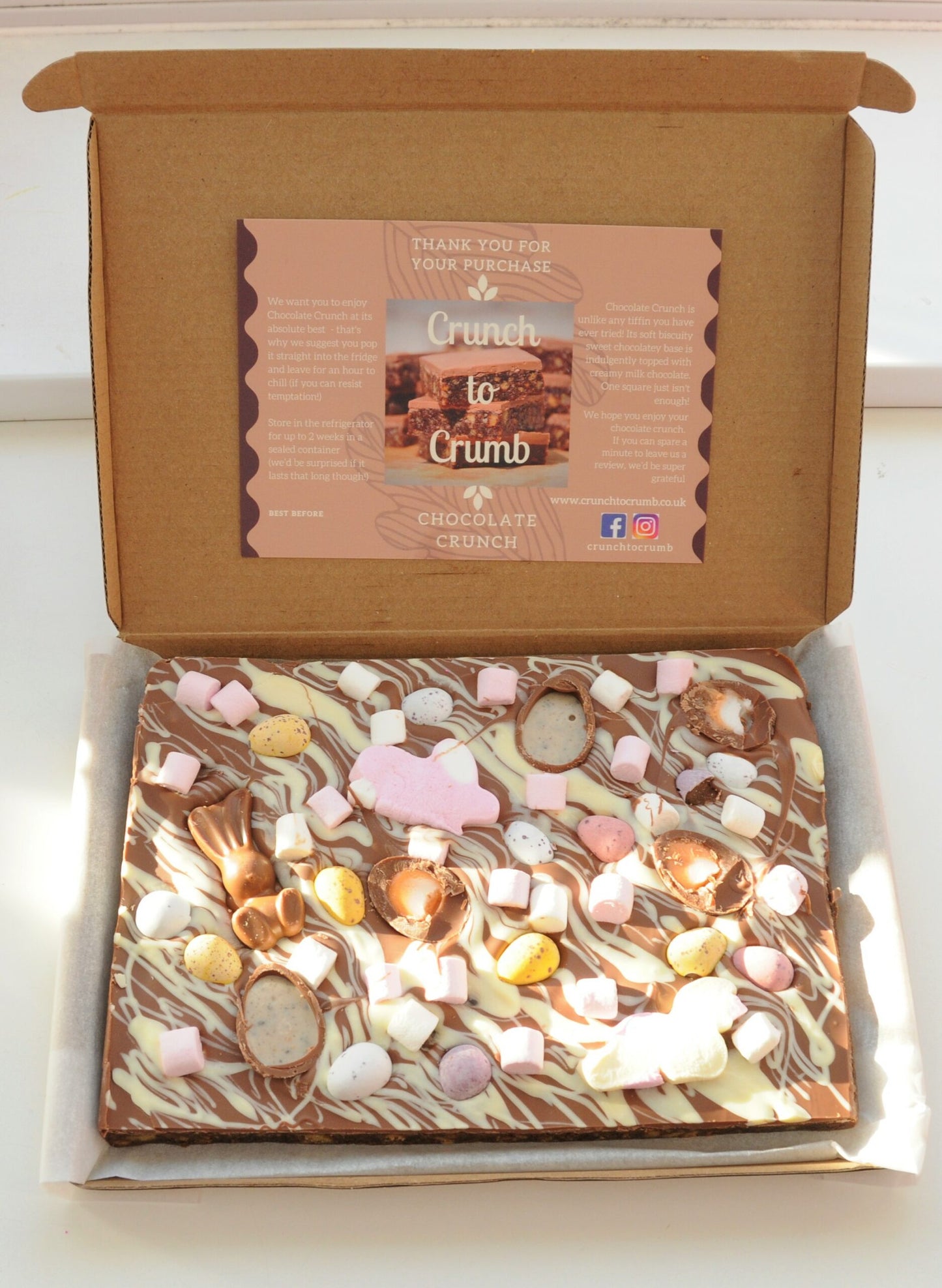 Easter Crunch Slab - (A6 whole slab) Pre-order for dispatch 16/04/25