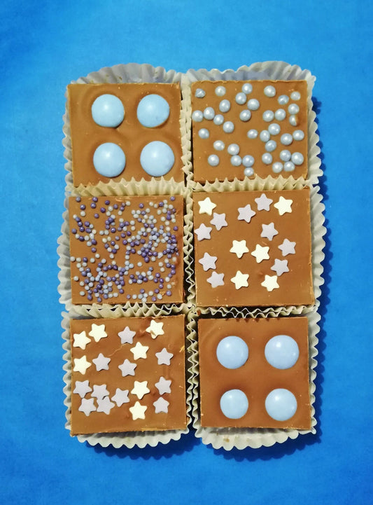 Chocolate Crunch Baby Blue - Treat Box (6 piece)