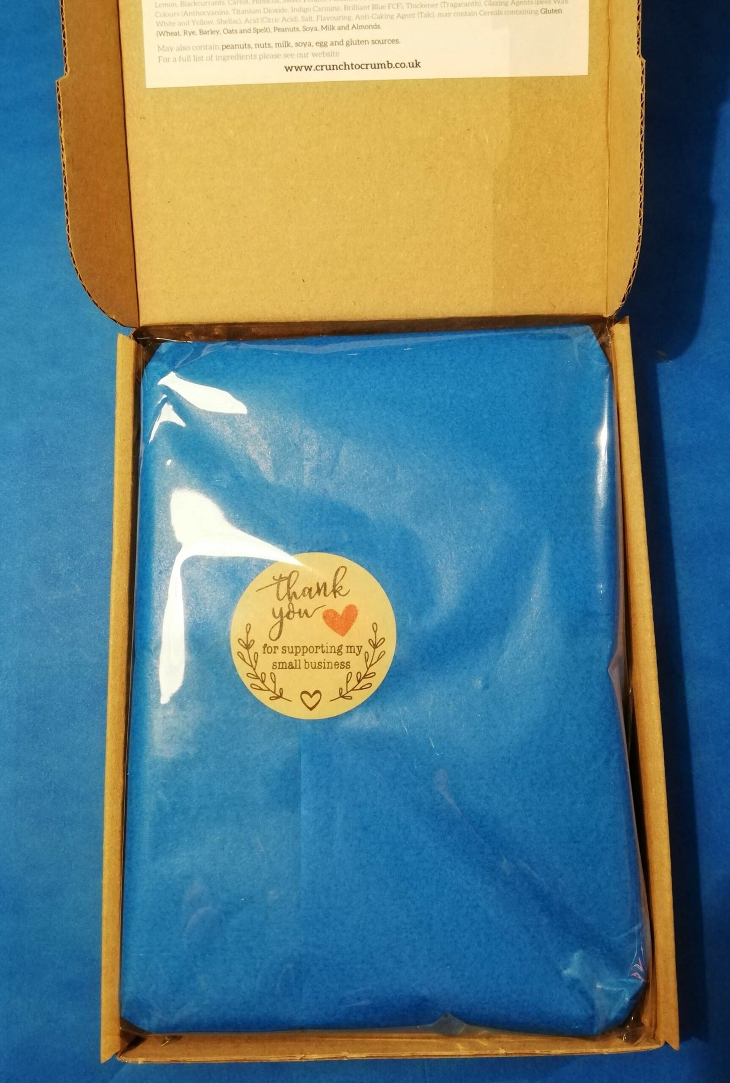 Chocolate Crunch Baby Blue - Treat Box (6 piece)