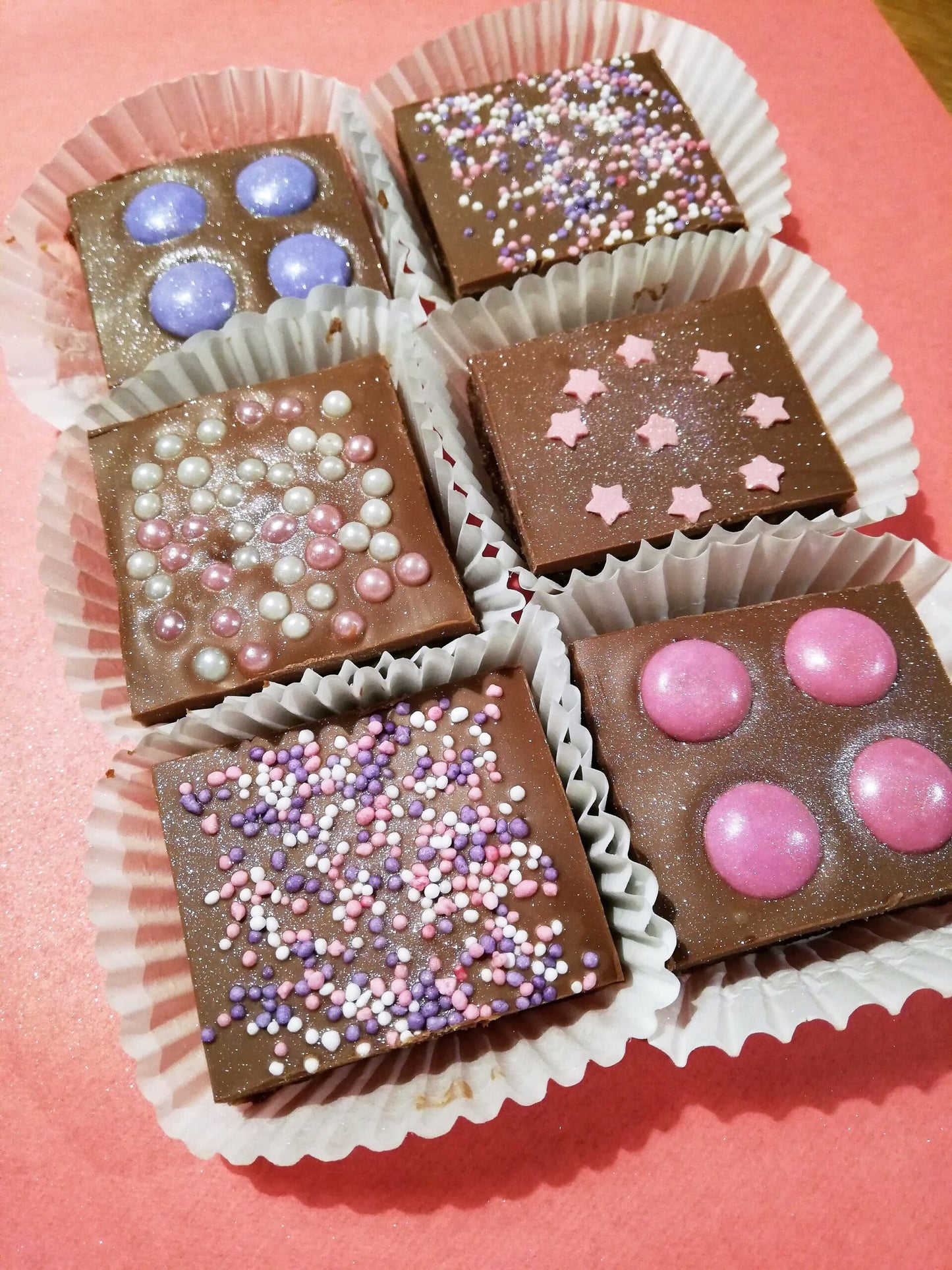 Chocolate Crunch Baby Pink - Treat Box (6 piece)