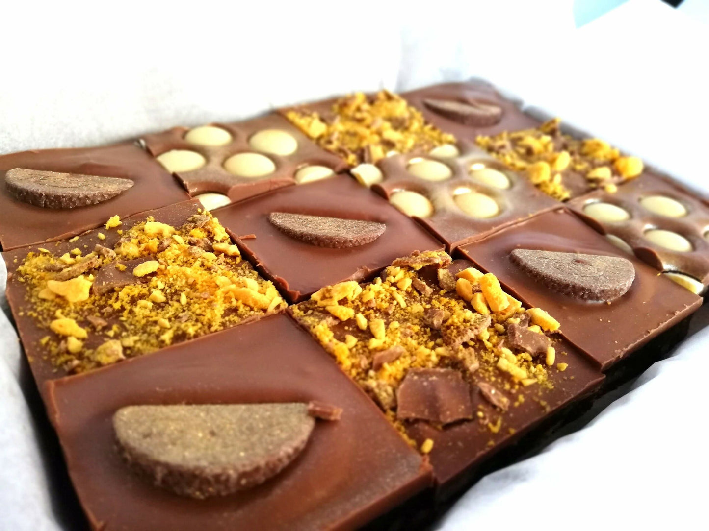 Crunchie, Chocolate Orange & Milkybar Buttons Mix Box - Indulgence Box (12 pieces)