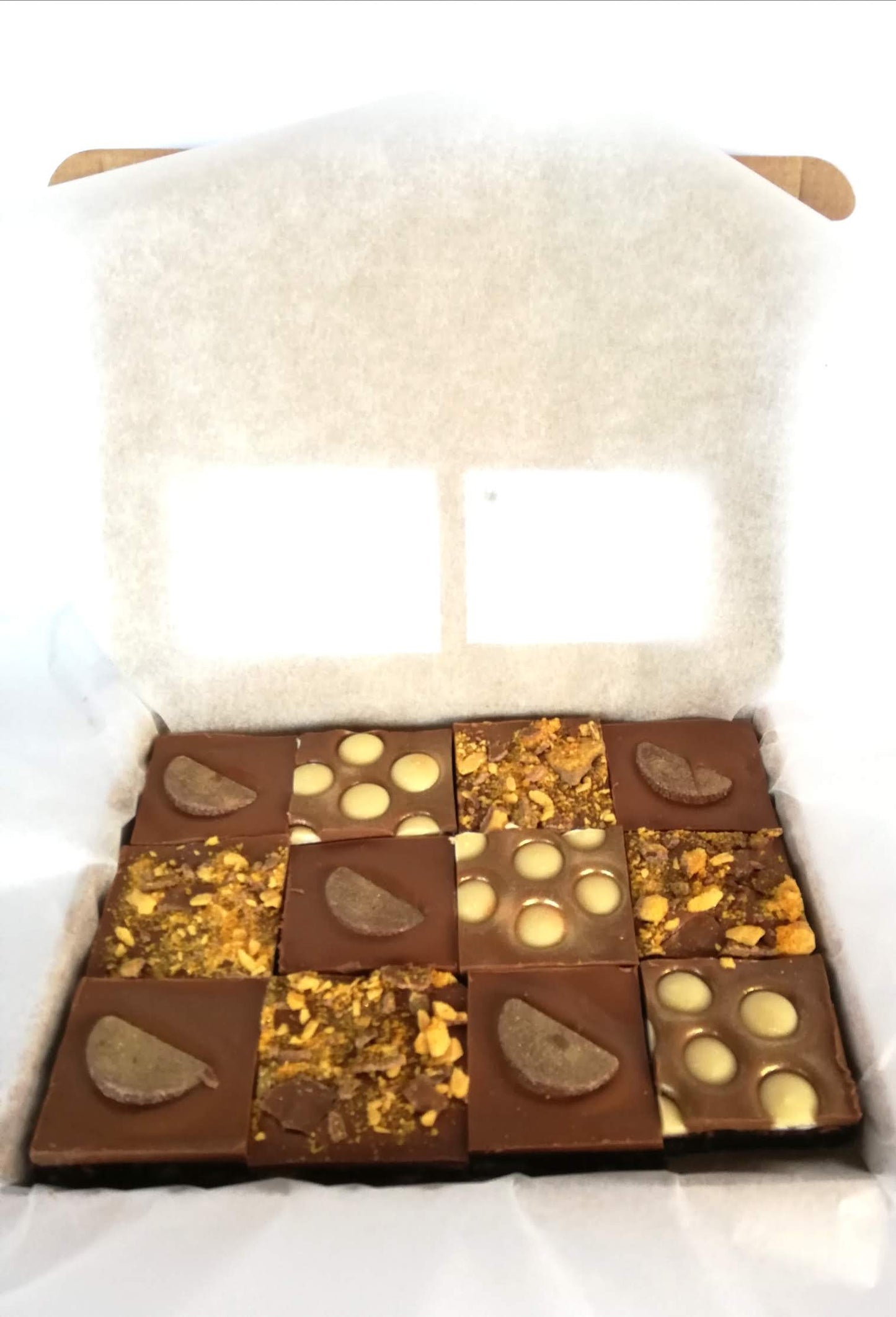 Crunchie, Chocolate Orange & Milkybar Buttons Mix Box - Indulgence Box (12 pieces)