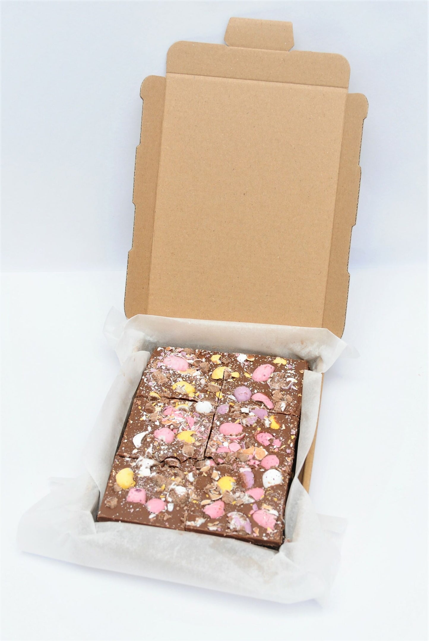 Chocolate Crunch topped with Cadbury Mini Eggs - Treat Box (6 piece)
