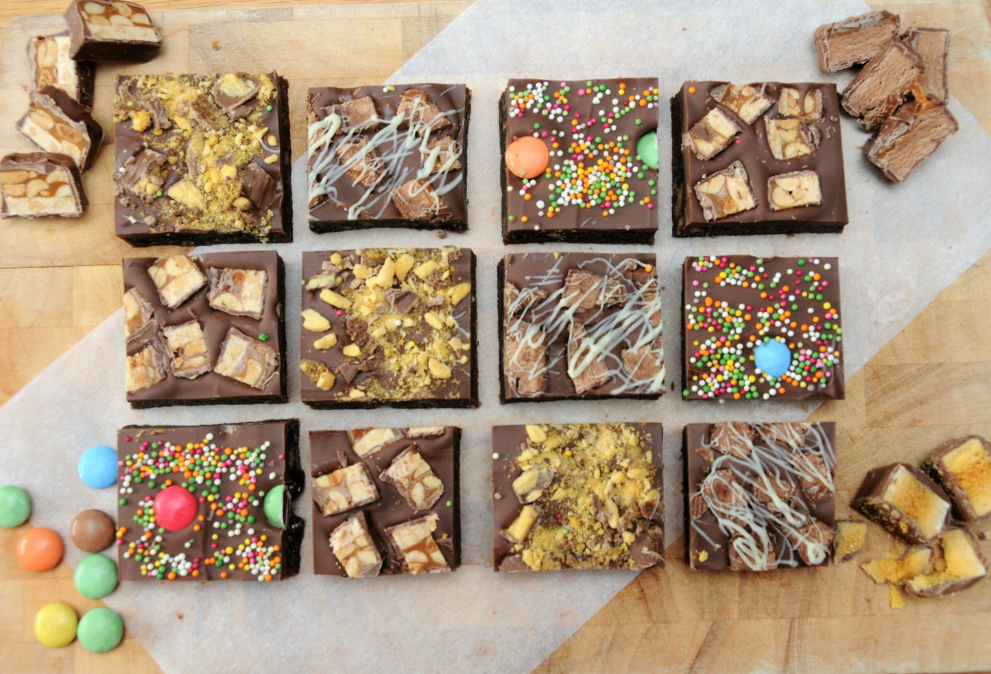 Chocolate Crunch Sweet Sugar Candy - Treat Box (6 piece)