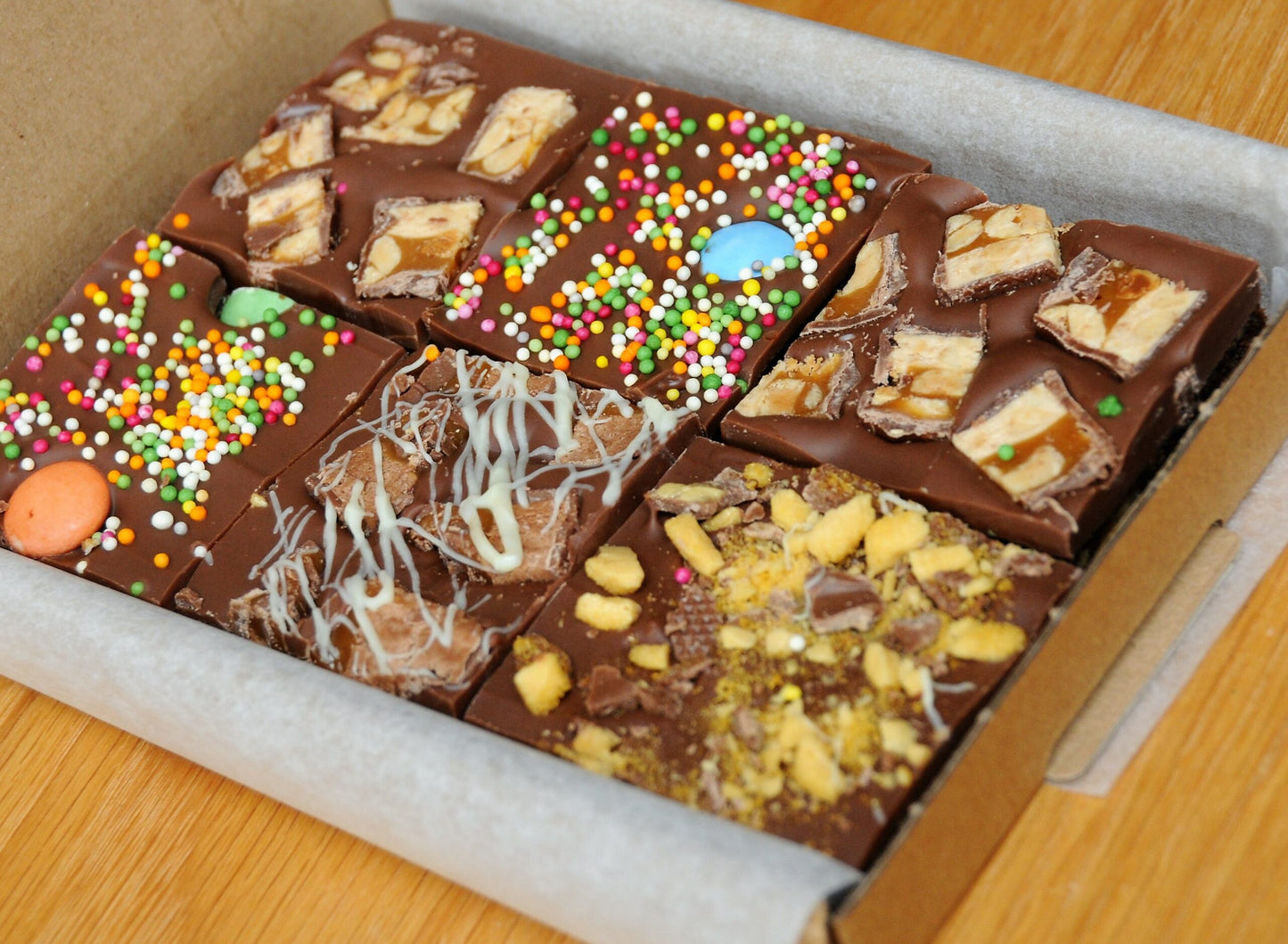 Chocolate Crunch Sweet Sugar Candy - Treat Box (6 piece)